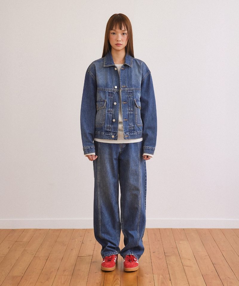 ［韓國限時優惠！］FALLETT - 水洗牛仔褲