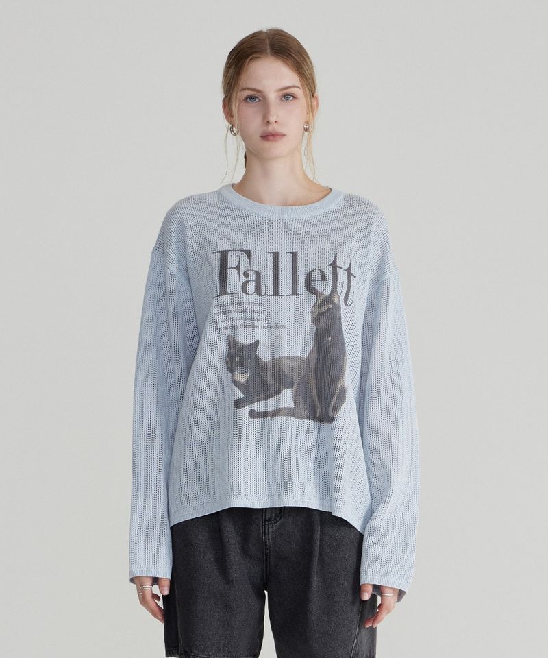 ［韓國限時優惠！］FALLETT - 透視針織衫