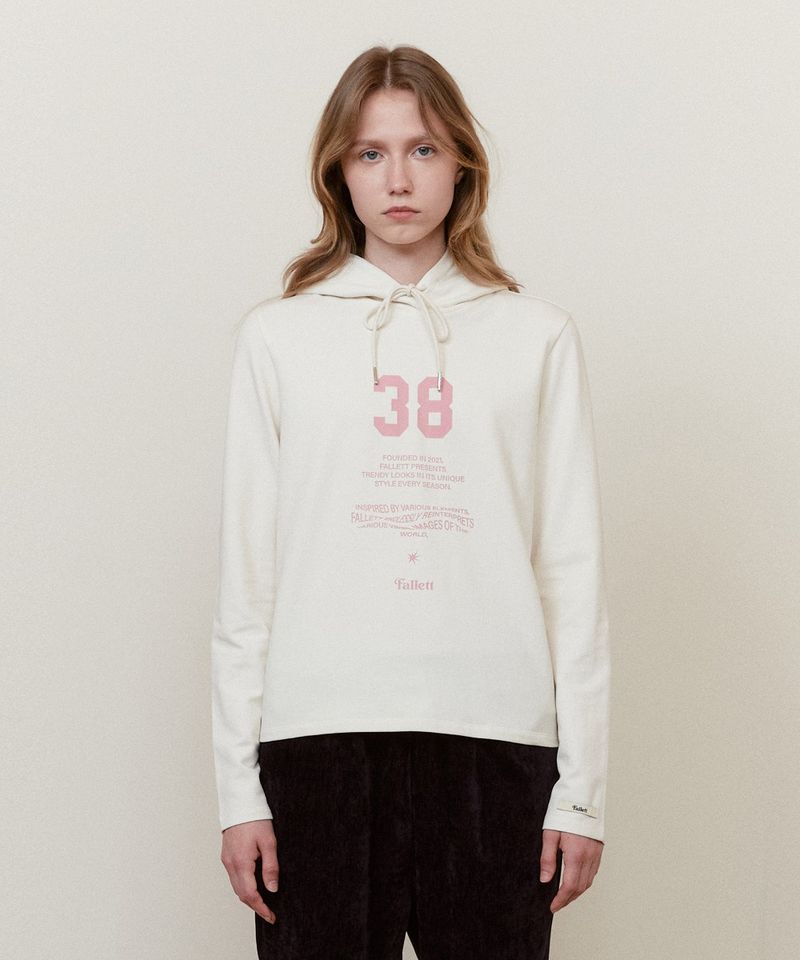 ［韓國限時優惠！］FALLETT - 起源連帽上衣象牙色