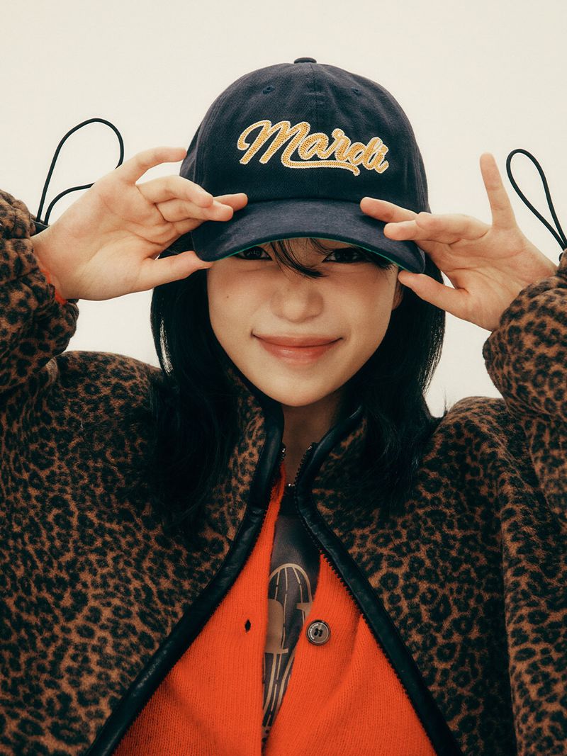 韓國 Mardi Mercredi - CAP MARDI CHAIN VINTAGE LOGO_NAVY