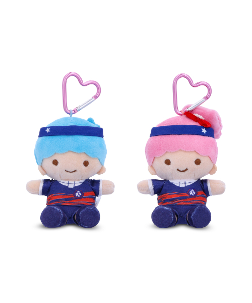 韓國 K聯賽 × 三麗鷗角色 絨毛吊飾鑰匙圈 - Little Twin Stars