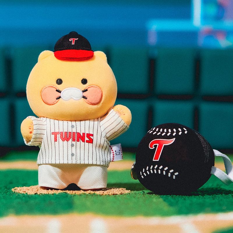 韓國 Kakao Friends [27/8 順次出貨] [職業棒球隊] LG 雙子隊 吊飾公仔 V4_春植