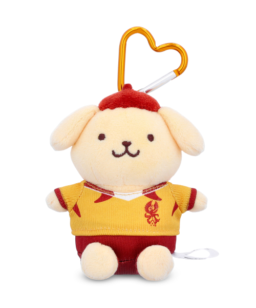 韓國 K聯賽 × 三麗鷗角色 絨毛吊飾鑰匙圈 -Pompompurin 布甸狗