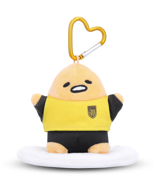 韓國 K聯賽 × 三麗鷗角色 絨毛吊飾鑰匙圈 - Gudetama 蛋黃哥