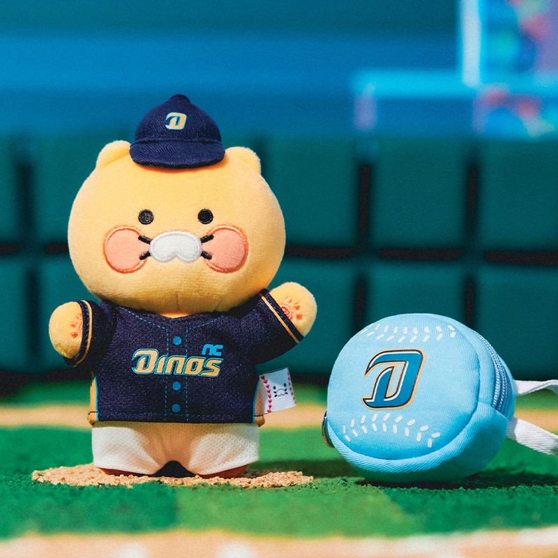 韓國 Kakao Friends [27/8 順次出貨] [職業棒球隊] NC 恐龍隊 吊飾公仔 V2_春植