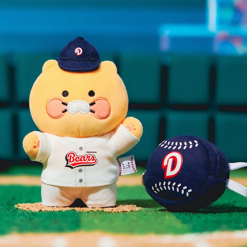 韓國 Kakao Friends [27/8 順次出貨] [職業棒球隊] 斗山熊 吊飾公仔 V_春植