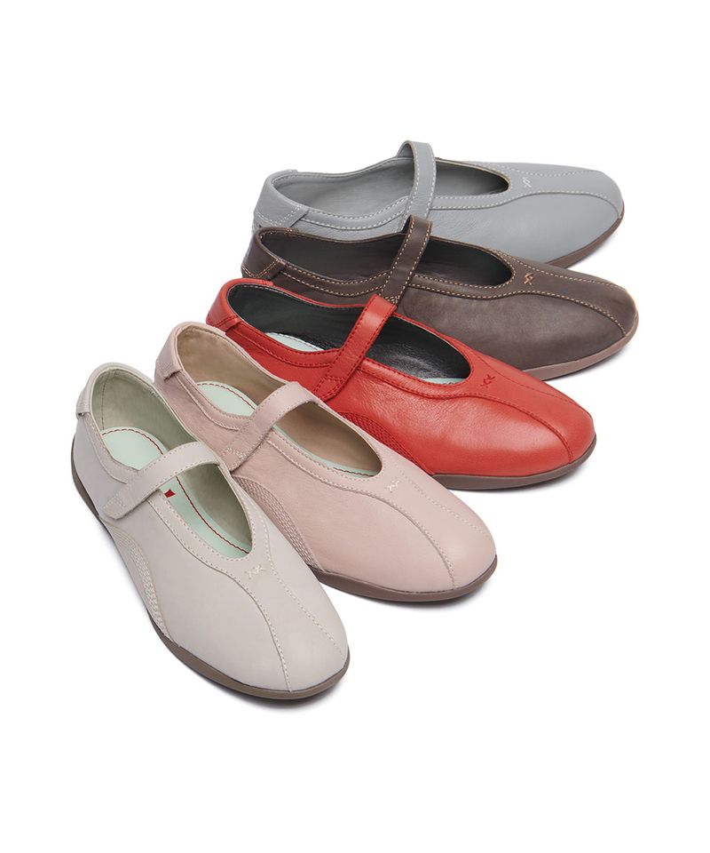 韓國 rockfish-weatherwear - BALLET STRAP SNEAKERS - 5 colors