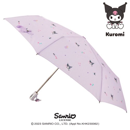 韓國 SANRIO CHARACTERS Kuromi 55 配件 安全全自動傘 MUHKU70066