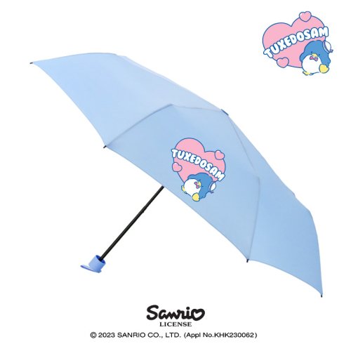 韓國 SANRIO CHARACTERS Tuxedo Sam 55 心形三層傘 MUHKU30076