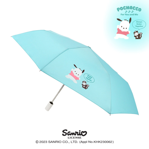 韓國 SANRIO CHARACTERS Pochaco 55 Bef 全自動雨傘 MUHKU70040