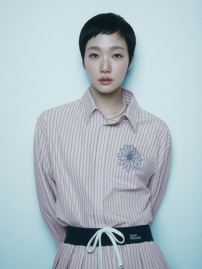 Mardi Mercredi - COTTON SHIRT STRIPE_PINK BLUE