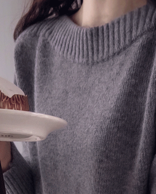 leelin - [제니드 베이비알파카 따스미울 보트넥 니트 [size:F(5566)]]♡韓國女裝上衣