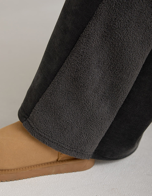 roompacker - 토핀 부클 기모 밴딩 이지팬츠♡韓國女裝褲