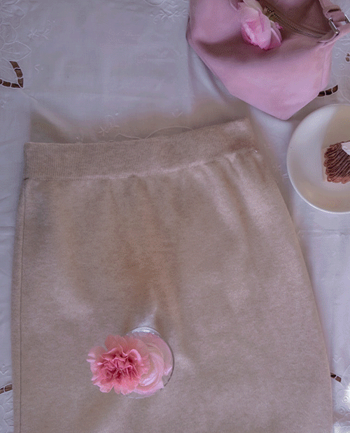 leelin - [시즌줄리엣 쫀득스판 부드런 유연니트 스커트[size:F(5566)]]♡韓國女裝裙