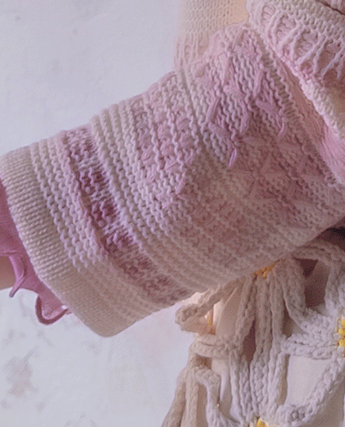 leelin - [플랜드 봄봄패턴 골드버튼 세련미 가디건 [size:F(5566)]]♡韓國女裝外套