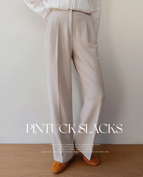 leelin - [[봄버전] 브링스 핀탁 치즈스판 맵시핏 팬츠[size:S,M,L]]♡韓國女裝褲