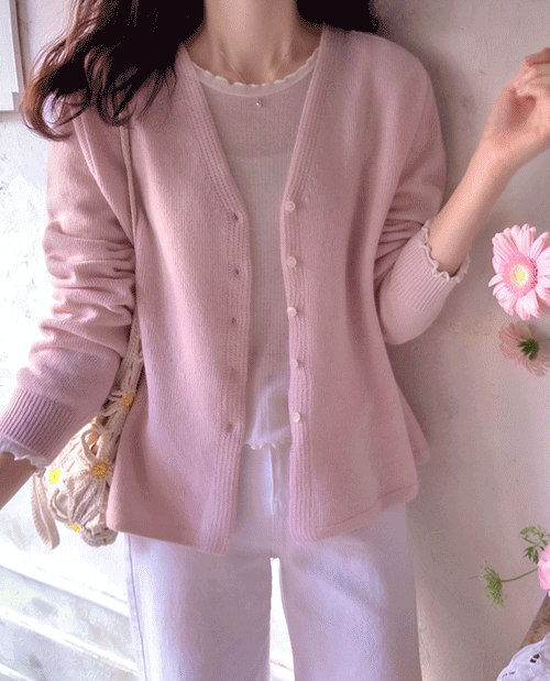 leelin - [하니즈 러블리 훌라인 홀가먼트 가디건 [size:F(5566)]]♡韓國女裝外套