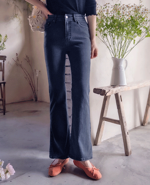 leelin - [데이비드 세미부츠컷 쫀득스판 밴드팬츠 [size:S,M,L]]♡韓國女裝褲