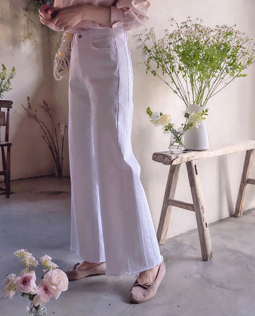 leelin - [모비트 봄봄컬러 맵시핏 프리미엄 밴드팬츠 [size:S,M,L]]♡韓國女裝褲