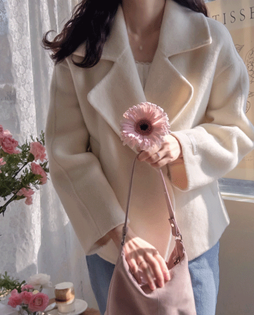 leelin - [슈로벤티 호시포인트포켓 이쁜라인 핸드메이드 따숨코트  [size:F(5566)]]♡韓國女裝外套