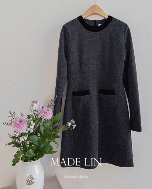 leelin - [MADE LIN 로베닌 여성스런 실루엣 원피스 [size:F(5566)]]♡韓國女裝連身裙
