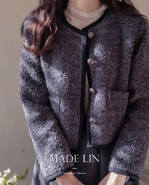 leelin - [[신상특가 1만2천원 할인]MADE LIN 노베아 울부클 폭닥 자켓[size:F(5566)]]♡韓國女裝外套