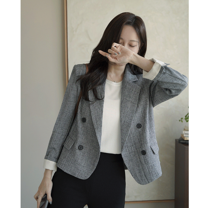 clicknfunny - 클릭앤퍼니 - 켄즌롤업 오픈자켓 ♡韓國女裝外套