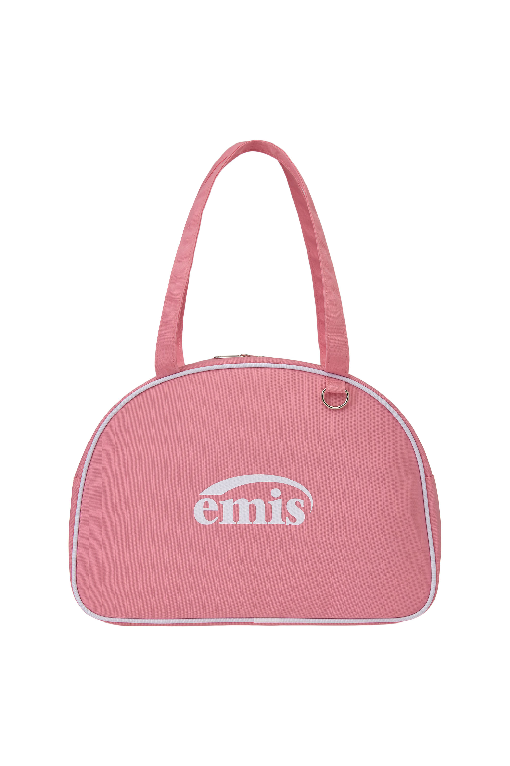 韓國EMIS - NYLON ROUND HALF BAG-PINK