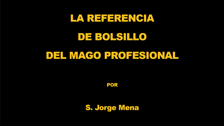 專業魔術師口袋參考手冊 by S. Jorge Mena 電子書下載
